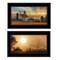 Homeroots Set Of Two Light of a New Day 3 Black Framed Print Wall Art, 2PK 407242 - alternate 1