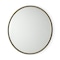 Homeroots 36" Gold Metal Round Accent Mirror 607284 - alternate 4