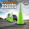 Xpose Safety Traffic Safety Cone, 36 in, Premium PVC, Dual 6 in & 4 in Reflective Collar, Lime Green, 48 pk LTC36-64-48-X - alternate 5