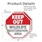 Signmission Keep Out Wildlife Restoration Area, 4 inch X 4 inch, Vinyl Decal, 2PK OC-D-2PACK-4-344 - alternate 3