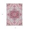 Homeroots 3' X 5' Pink Ivory And Gray Oriental Washable Indoor Outdoor Area Rug 600180 - alternate 6