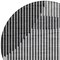 Homeroots 8' Gray And Black Round Geometric Washable Indoor Outdoor Area Rug 597639 - alternate 6