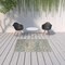 Homeroots 5' X 7' Blue and Orange Floral Medallion Stain Resistant Indoor Outdoor Area Rug 531513 - alternate 4