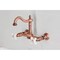 Kingston Brass Two-Handle Wall Mount Bridge Kitchen Faucet, Antique Copper KS126PXAC - alternate 5