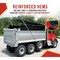 Mytee Products Dump Truck Tarp Kit 7ft 6inx22ft Vinyl Tarp & Manual Tarp Roller, Retention Bow Set DTR-Vinyl7622-RATB96-KIT - alternate 5