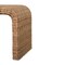 Homeroots 48in Beige and Brown Boucle and Solid Wood Upholstered Bench 723429 - alternate 9