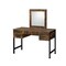 Homeroots 47" Black Mirrored Vanity Table with Mirror With Four Drawers 486443 - alternate 6