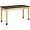 Diversified Spaces Rectangle Table, 60" W, 36" H, Wood Oak P714LBBK36N - alternate 1