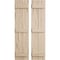 Ekena Millwork Rustic Two Board Joined Board-n-Batten Riverwood Faux Wood Shutters, 11W x 68H, PR SHUBJS11X68RWPR - alternate 1