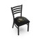 Holland Bar Stool Co BlackLogo Chair, VinylSeat L00418ColoUn - alternate 1