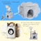 Simple Deluxe 33 inch Small Cat Tree Tower, Cat Tree for Indoor Cats, Cat Scratching Post with Sisal Scratching P 3A53PTTREESCRACH33G01 - alternate 5