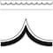 Teacher Created Resources White with Black Scalloped Die-Cut Border Trim, 35 Feet Per Pack, 6PK TCR3951 - alternate 3