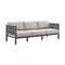 Armen Living Mareike Aluminum and Rope Outdoor Sofa in Brown SETODMADBRNBX3 - alternate 5