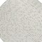 Homeroots 8' Ivory And Brown Round Polka Dot Washable Indoor Outdoor Area Rug 599054 - alternate 7