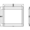 Siemens cover frame for door cutout 139.6 x 112.8 mm WxH accessory for: circuit 3VA9234-0SB20 - alternate 3