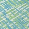Homeroots 10' X 14' Turquoise Green And Ivory Abstract Washable Indoor Outdoor Area Rug 602604 - alternate 6