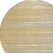 Homeroots 8' Gold Gray And Ivory Round Striped Washable Indoor Outdoor Area Rug 597243 - alternate 6