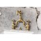 Kingston Brass Bridge Bathroom Faucet with Brass Pop-Up, Antique Brass KS7973AX - alternate 5
