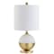 Jonathan Y Carr 23.5" Ceramic/Metal LED Table Lamp, White/Brass JYL5005A - alternate 5