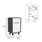 Homeroots 28" Gray Wood One Drawer Nightstand 543638 - alternate 8