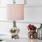 Jonathan Y Colette 20" Mini Glass LED Table Lamp, Silver JYL1029B - alternate 7