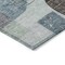Homeroots 8' X 10' Teal Blue Gray And Charcoal Abstract Washable Indoor Outdoor Area Rug 604387 - alternate 8