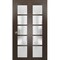 Sartodoors Sliding Closet Bi-fold Doors Solid Core Modern Interior QUADRO4002BF-CA-60 x 96 (2* 30x96) - alternate 1