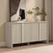 Manhattan Comfort Novara 60in Sideboard in Whitewashed Oak (4-Door) SB1671-1 - alternate 1