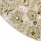 Homeroots 5' Ivory Green Dark Green And Yellow Round Floral Indoor Outdoor Area Rug 548142 - alternate 7
