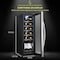 Schmck Schmecke 12 Bottle Compressor Wine Refrigerator, Freestanding Wine Cooler with Lock, Stainless Steel SHMFWCC121LSS - alternate 6