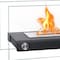 Homeroots 14in Black And Silver Metal BioEthanol Portable Firepit 654260 - alternate 4