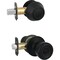 Steel Pro Matte Black Tulip 2-Cylinder Deadbolt & Door Knob Entry Combo BRX9B92B - alternate 2