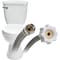 Fluidmaster Click Seal 3/8'' Comp x 7/8'' Ballcock x 20'' L Braided Stainless Steel Toilet Connector B1T20CS - alternate 4