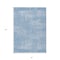 Homeroots 8' X 10' Navy Blue And Sky Blue Abstract Washable Indoor Outdoor Area Rug 588771 - alternate 6