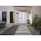 Vdomdoors Front Exterior Prehung FiberGlass Door Frosted Glass / Manux 8002 White Silk / Sidelight Exterior W MANUX8002EXD-WS-W36+16 x H80-LH - alternate 5
