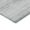 Homeroots 3' X 5' Gray And Silver Striped Washable Indoor Outdoor Area Rug 589680 - alternate 7