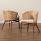 Bali & Pari Lumajang Bohemian Light Honey Rattan and Wood 2-Piece Dining Chair Set 251-2PC-13760-ZORO - alternate 6