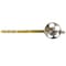Kingston Brass Front Mount Toilet Tank Lever with Knurled Handle, Brushed Nickel KTRKX8 - alternate 1