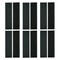 Grizzly Supply Adhesive Hook and Loop Strip, 4 in L, 1 in W, Hook and Loop Connection, Black, 6PK GS-HLAS4x1-0 - alternate 1
