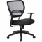 Office Star 5500 Dillon Back & Seat Managers Chair - Black Seat Color - Vinyl Seat Material - Black Back Color 5500DR107 - alternate 2