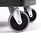Neiko Utility Cart, 500 Pound Service cart with Wheels, Adjustable Handle Black Plastic Push Cart 53051A - alternate 8