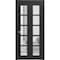 Sartodoors Sliding Closet Bi-fold Doors Black Solid Core Modern Interior QUADRO4522BF-BLK-60 x 96 (2* 30x96) - alternate 1