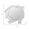 Homeroots 37" Silver Abstract Frameless Accent Mirror 635500 - alternate 8