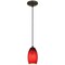 Access Lighting Merlot, Pendant, Oil Rubbed Bronze Finish, Red Sky Glass 28011-1C-ORB/RUSKY - alternate 5