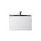 James Martin Vanities 31.5'' Single Vanity, Glossy White w/ Charcoal Black Composite Stone Top 805-V31.5-GW-CH - alternate 1