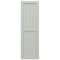 Ekena Millwork True Fit PVC Farmhouse/Flat Panel Combination Fixed Mount Shutters, Hailstorm Gray, 15W x 80H, PR TFP101FC15X080ST - alternate 9