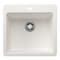 Blanco Liven SILGRANIT 21in Single Bowl Dual Mount Kitchen Sink - White 443229 - alternate 1