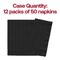 Smarty Had A Party Durable Black Velvet Paper Dinner Napkins, 600PK 67134B-CASE - alternate 5