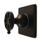 Kingston Brass Single-Handle Six-Way Diverter Valve with Square Trim Kit, Oil Rubbed Bronze KS4045RX - alternate 1