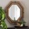 Bali & Pari Mirai Bohemian Woven Grasscloth Octagon Accent Mirror 255-14041-ZORO - alternate 4